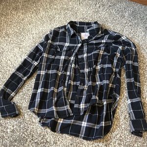 Black and grey flannel